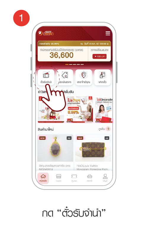 วิธีการยืนยันตัวตนออนไลน์ ผ่าน easy smart